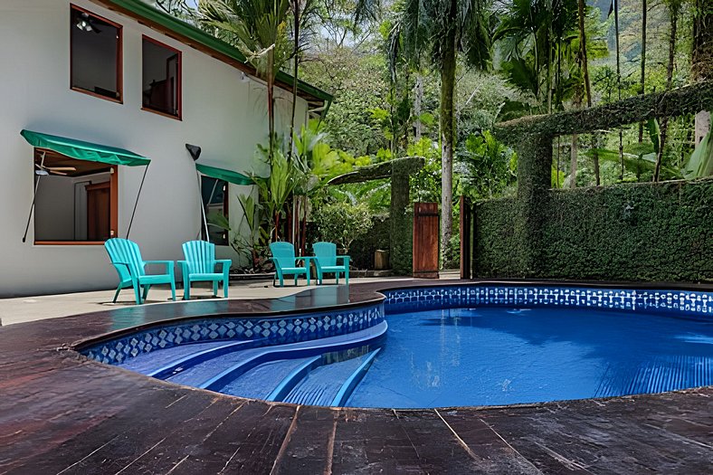 Queen Bed With Pool View · Queen Bed With Pool View